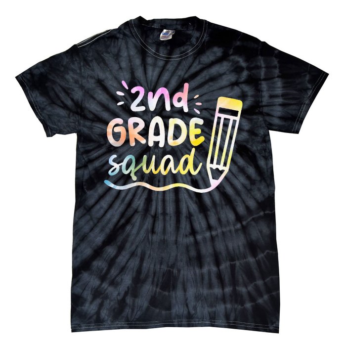 2nd Grade Squad Team Back To School Teachers Students Tie-Dye T-Shirt