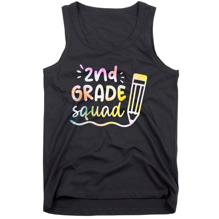 2nd Grade Squad Team Back To School Teachers Students Tank Top