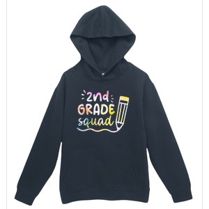 2nd Grade Squad Team Back To School Teachers Students Urban Pullover Hoodie