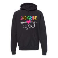 2nd Grade Squad Second Teacher Student Team Back To School Premium Hoodie