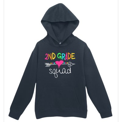 2nd Grade Squad Second Teacher Student Team Back To School Urban Pullover Hoodie