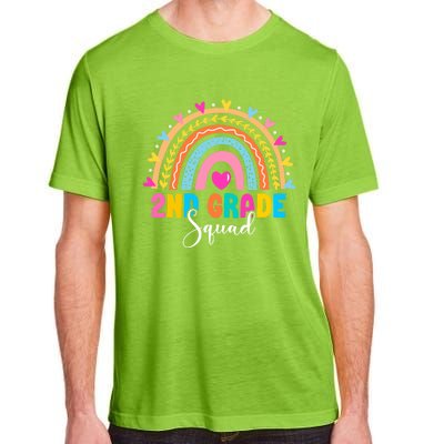 2Nd Grade Squad Back To School Rainbow Teachers Second Grade Meaningful Gift Adult ChromaSoft Performance T-Shirt