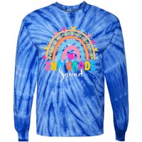 2Nd Grade Squad Back To School Rainbow Teachers Second Grade Meaningful Gift Tie-Dye Long Sleeve Shirt