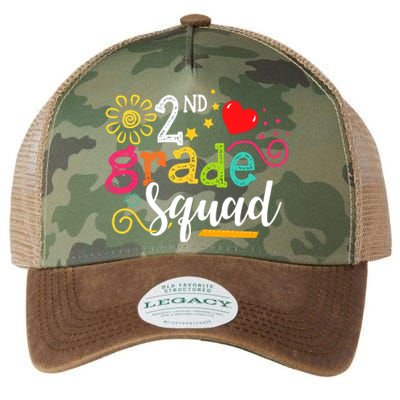 2nd Grade Squad Student Teacher Gift Back To School Legacy Tie Dye Trucker Hat