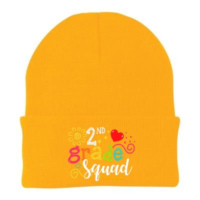 2nd Grade Squad Student Teacher Gift Back To School Knit Cap Winter Beanie