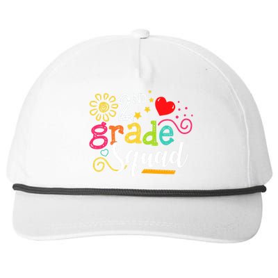 2nd Grade Squad Student Teacher Gift Back To School Snapback Five-Panel Rope Hat