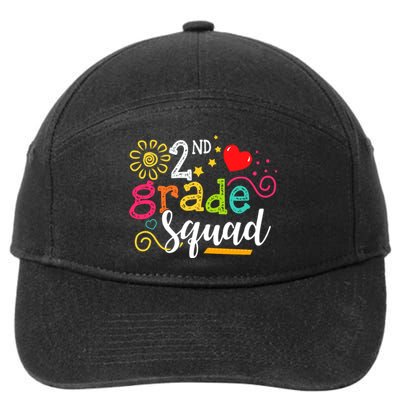 2nd Grade Squad Student Teacher Gift Back To School 7-Panel Snapback Hat