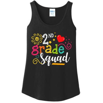 2nd Grade Squad Student Teacher Gift Back To School Ladies Essential Tank