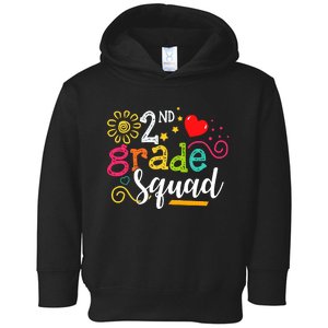 2nd Grade Squad Student Teacher Gift Back To School Toddler Hoodie