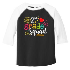 2nd Grade Squad Student Teacher Gift Back To School Toddler Fine Jersey T-Shirt