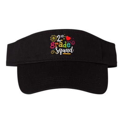 2nd Grade Squad Student Teacher Gift Back To School Valucap Bio-Washed Visor