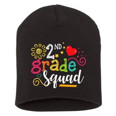 2nd Grade Squad Student Teacher Gift Back To School Short Acrylic Beanie