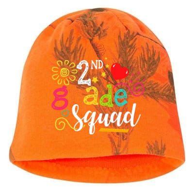 2nd Grade Squad Student Teacher Gift Back To School Kati - Camo Knit Beanie