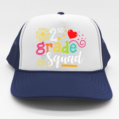 2nd Grade Squad Student Teacher Gift Back To School Trucker Hat