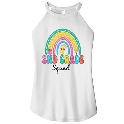 2nd Grade Squad Second Teacher Student Team Back To School Women’s Perfect Tri Rocker Tank