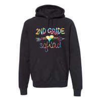 2nd Grade Squad Second Grade Team Teacher Boy Girl Kids Premium Hoodie