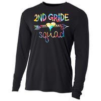 2nd Grade Squad Second Grade Team Teacher Boy Girl Kids Cooling Performance Long Sleeve Crew