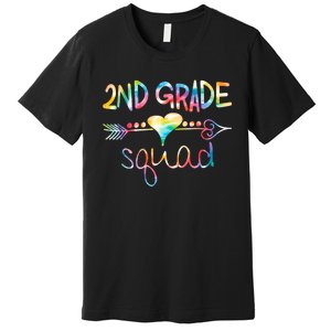 2nd Grade Squad Second Grade Team Teacher Boy Girl Kids Premium T-Shirt