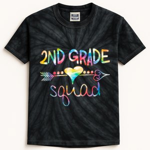 2nd Grade Squad Second Grade Team Teacher Boy Girl Kids Kids Tie-Dye T-Shirt