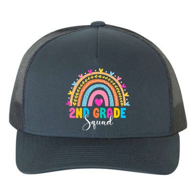 2Nd Grade Squad Back To School Rainbow Teachers Second Grade Gift Yupoong Adult 5-Panel Trucker Hat