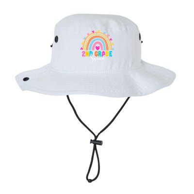 2Nd Grade Squad Back To School Rainbow Teachers Second Grade Gift Legacy Cool Fit Booney Bucket Hat