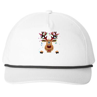 2nd Grade Squad Reindeer Christmas Snapback Five-Panel Rope Hat