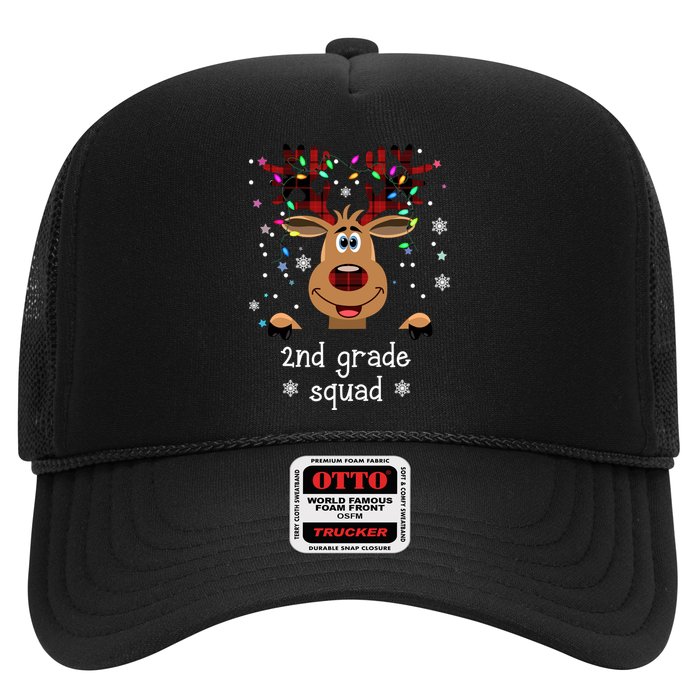 2nd Grade Squad Reindeer Christmas Trucker Hat
