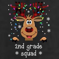 2nd Grade Squad Reindeer Christmas Trucker Hat