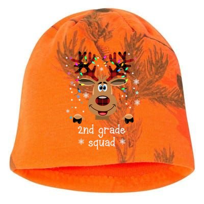 2nd Grade Squad Reindeer Christmas Kati - Camo Knit Beanie