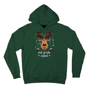 2nd Grade Squad Reindeer Christmas Hoodie