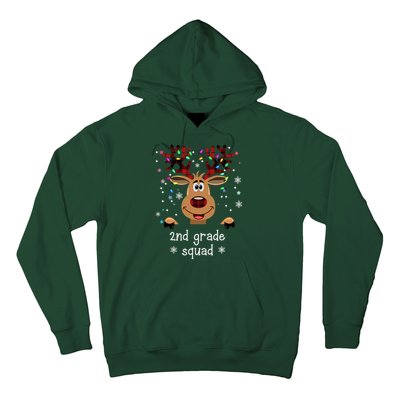 2nd Grade Squad Reindeer Christmas Hoodie