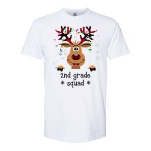 2nd Grade Squad Reindeer Christmas Softstyle CVC T-Shirt