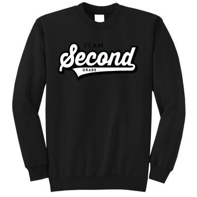 2nd Grade TEAM School Teacher Second Baseball-Style Sweatshirt