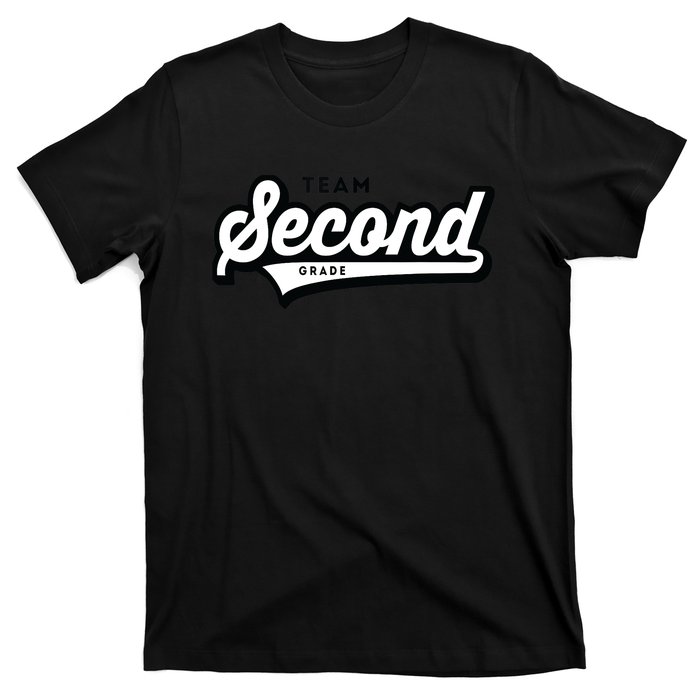 2nd Grade TEAM School Teacher Second Baseball-Style T-Shirt