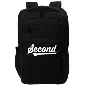 2nd Grade TEAM School Teacher Second Baseball-Style Impact Tech Backpack