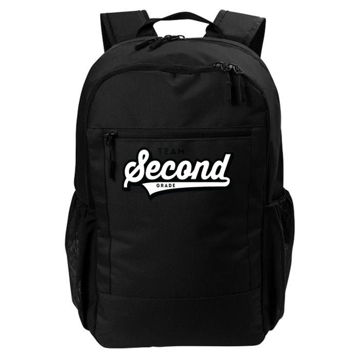 2nd Grade TEAM School Teacher Second Baseball-Style Daily Commute Backpack