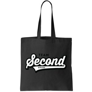 2nd Grade TEAM School Teacher Second Baseball-Style Tote Bag