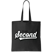 2nd Grade TEAM School Teacher Second Baseball-Style Tote Bag