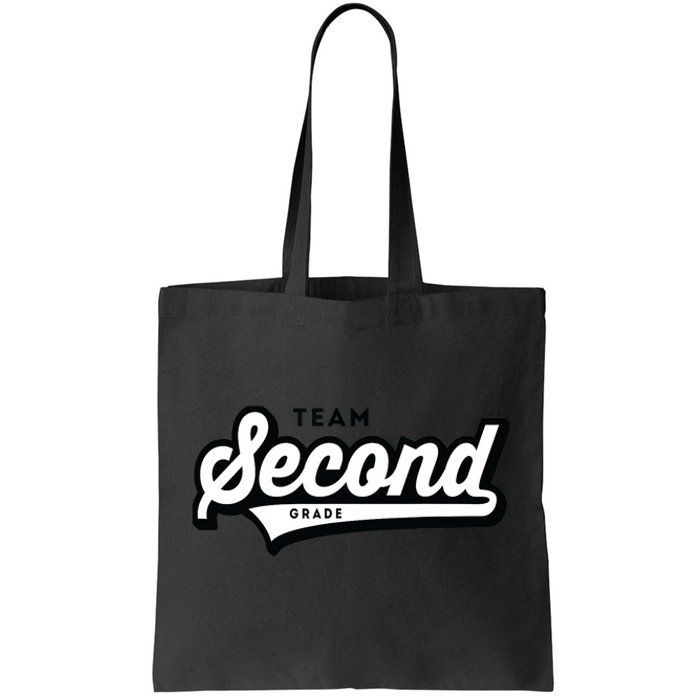 2nd Grade TEAM School Teacher Second Baseball-Style Tote Bag