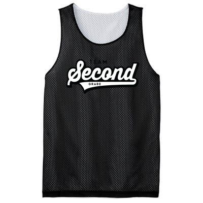 2nd Grade TEAM School Teacher Second Baseball-Style Mesh Reversible Basketball Jersey Tank