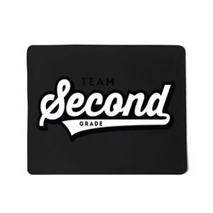 2nd Grade TEAM School Teacher Second Baseball-Style Mousepad