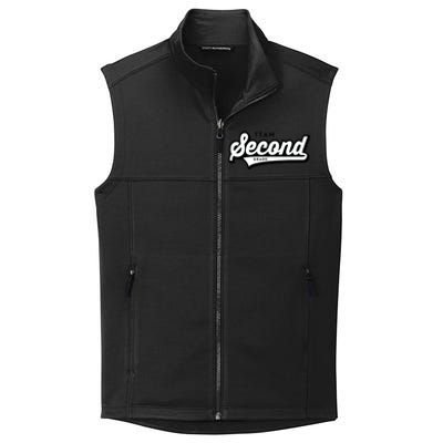 2nd Grade TEAM School Teacher Second Baseball-Style Collective Smooth Fleece Vest