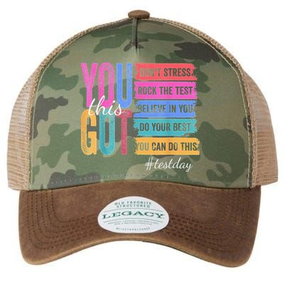 2You Got This DonT Stress Rock The Test Test Day Legacy Tie Dye Trucker Hat