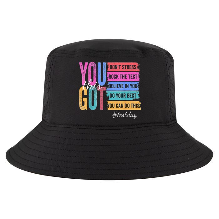 2You Got This DonT Stress Rock The Test Test Day Cool Comfort Performance Bucket Hat