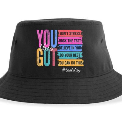 2You Got This DonT Stress Rock The Test Test Day Sustainable Bucket Hat