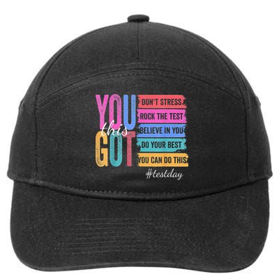 2You Got This DonT Stress Rock The Test Test Day 7-Panel Snapback Hat