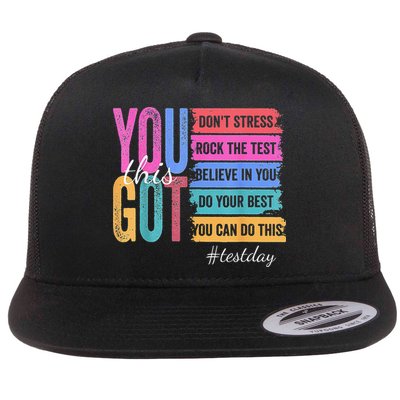 2You Got This DonT Stress Rock The Test Test Day Flatbill Hat