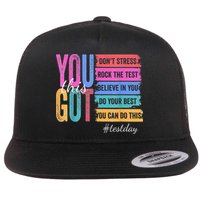 2You Got This DonT Stress Rock The Test Test Day Flat Bill Trucker Hat