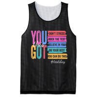 2You Got This DonT Stress Rock The Test Test Day Mesh Reversible Basketball Jersey Tank