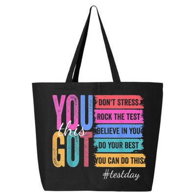 2You Got This DonT Stress Rock The Test Test Day 25L Jumbo Tote